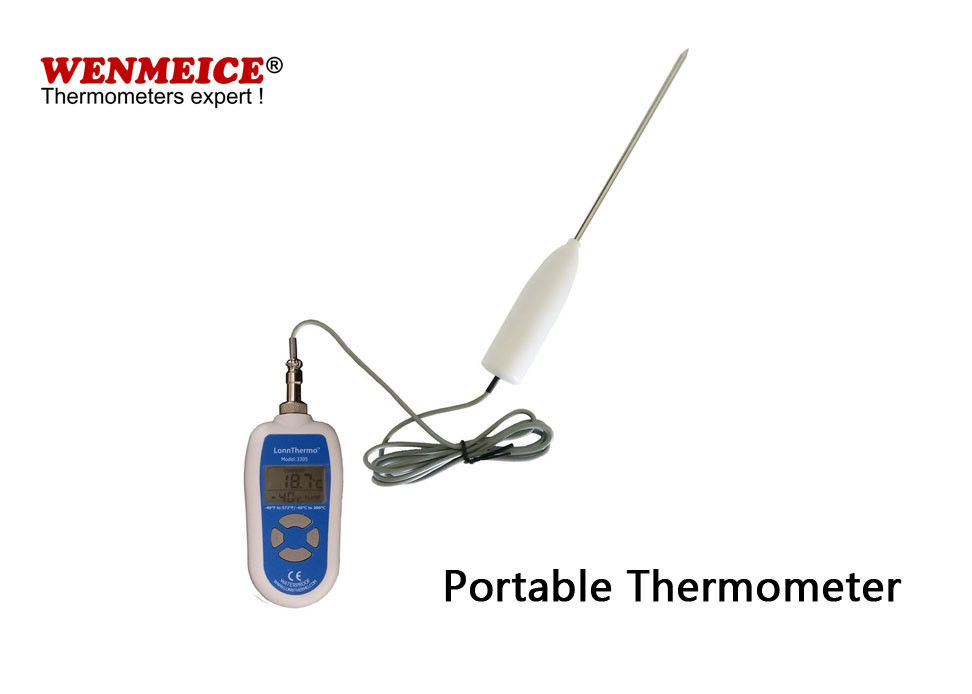 Waterproof IP68 Backlight Long Probe Digital Thermometer